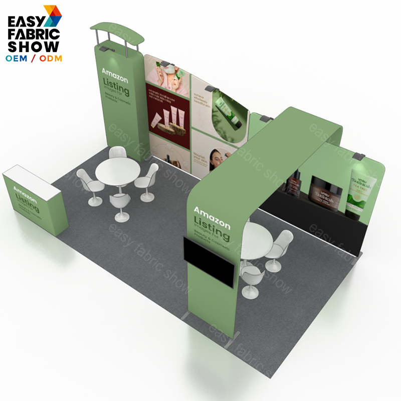 3*6m Aluminum Frame Booth With Arc - shaped NO.7