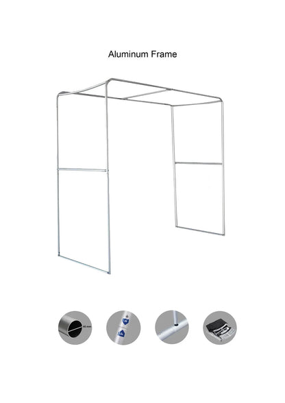 Square Fabric Arch Display with Top Header --Exhibition Entrance