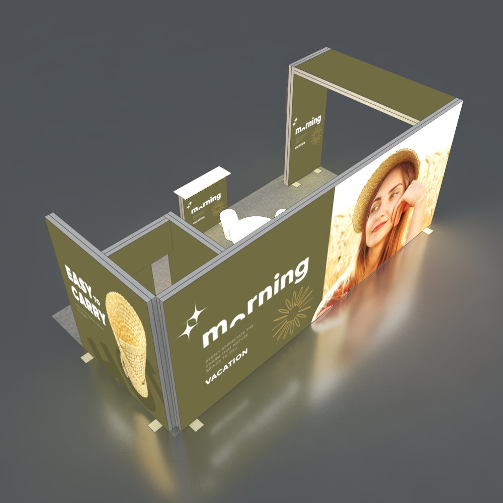 3*6m Lightboxes Booth NO.1