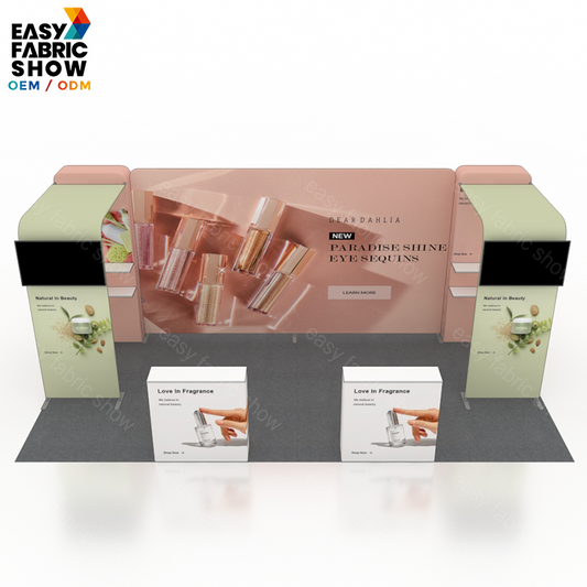 3*6m Aluminum Frame Booth With Arc - shaped NO.1