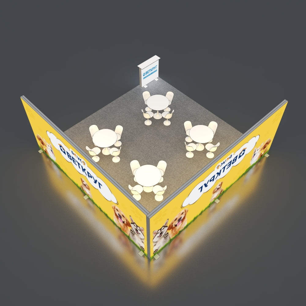 6*6m Lightboxes Booth NO.1