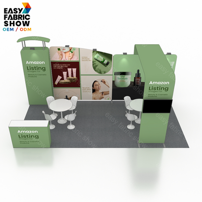 3*6m Aluminum Frame Booth With Arc - shaped NO.7