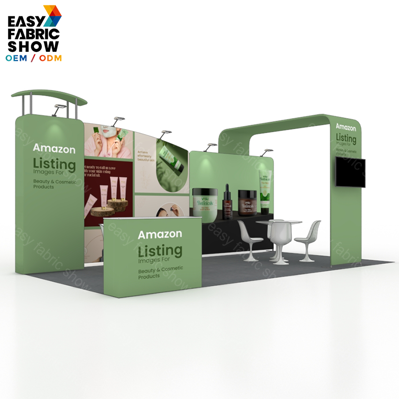 3*6m Aluminum Frame Booth With Arc - shaped NO.7