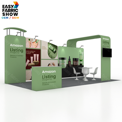 3*6m Aluminum Frame Booth With Arc - shaped NO.7