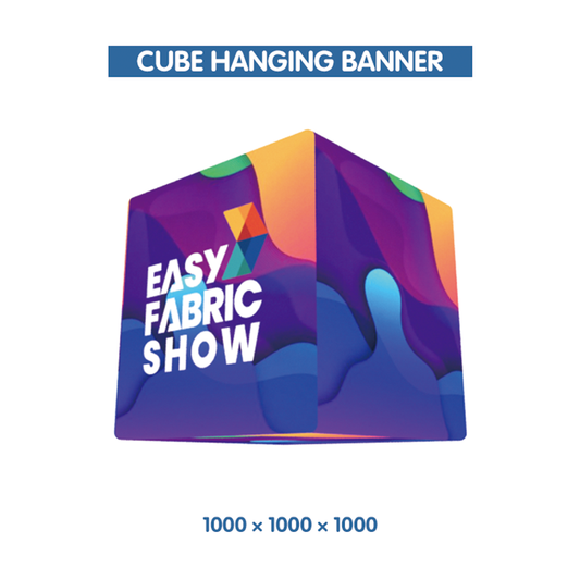 Sky Tube Cube Exhibition Hanging Banner