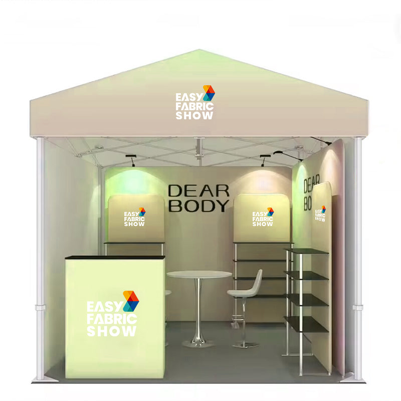 Modular Aluminum Alloy Tent Booth with Shelves