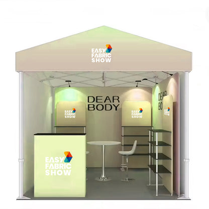 Modular Aluminum Alloy Tent Booth with Shelves