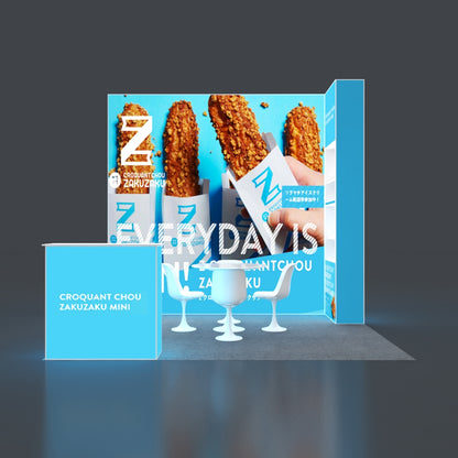 3*3m Backlit Pop-Up Booth NO.1
