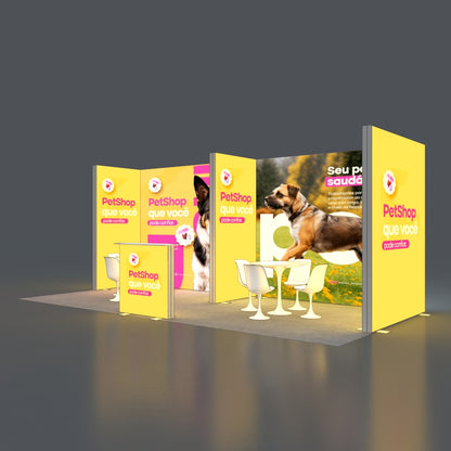 3*6m Lightboxes Booth NO.2