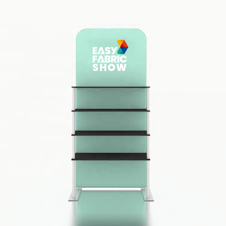 Exhibition Display Rack with Four Shelves