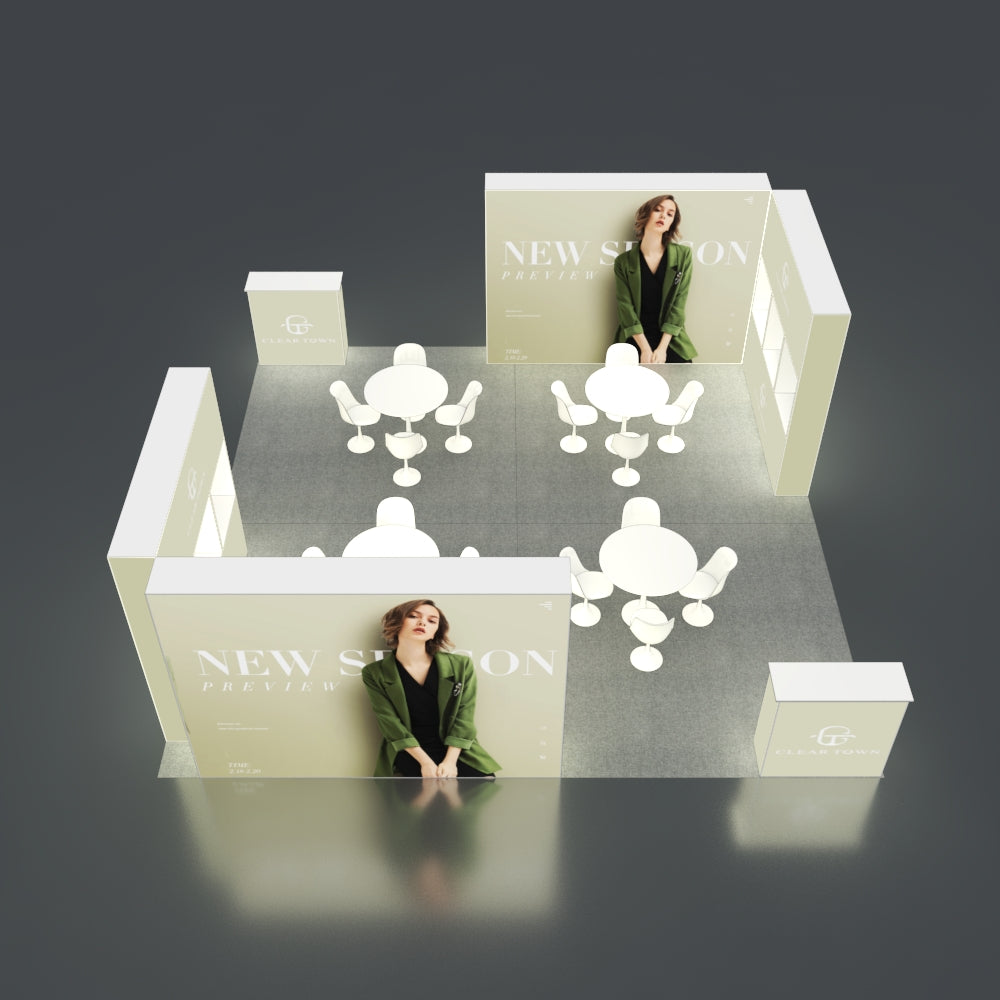 6*6m Backlit Pop-Up Booth NO.2