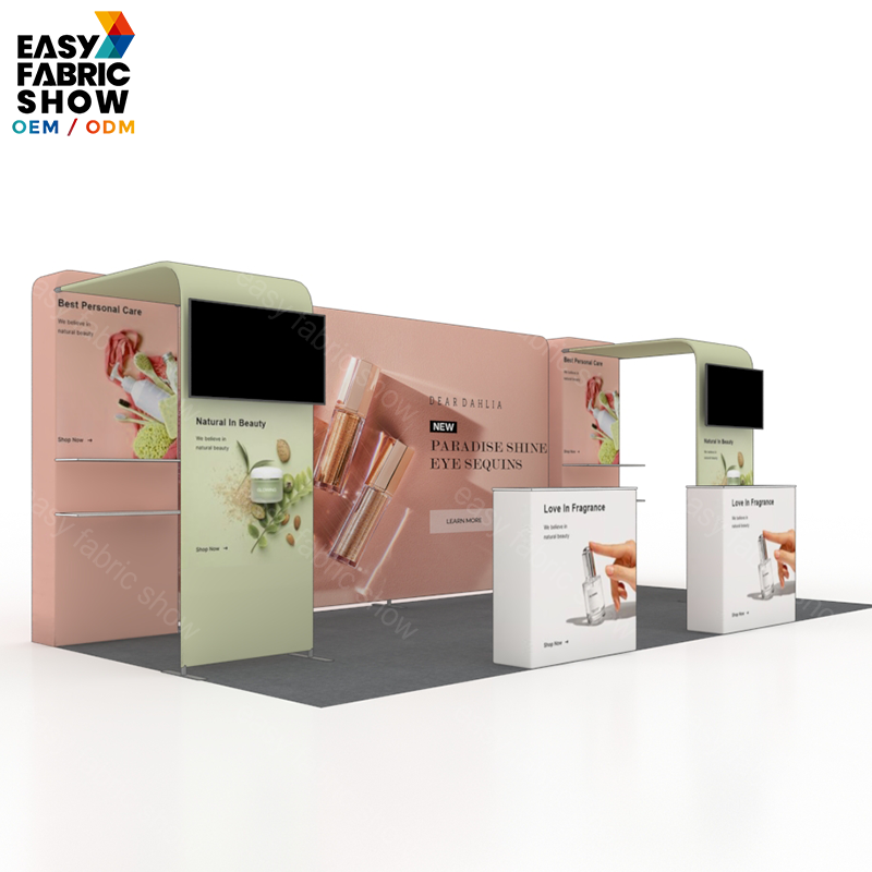 3*6m Aluminum Frame Booth With Arc - shaped NO.1