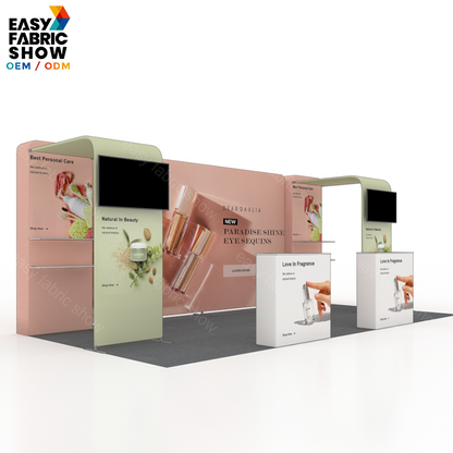 3*6m Aluminum Frame Booth With Arc - shaped NO.1