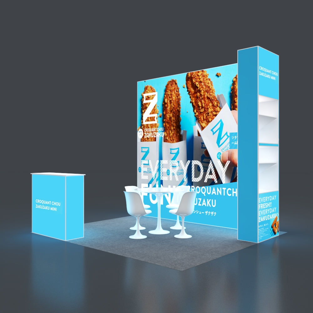 3*3m Backlit Pop-Up Booth NO.1