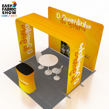 3*3m Aluminum Frame Booth with Arched-Beam