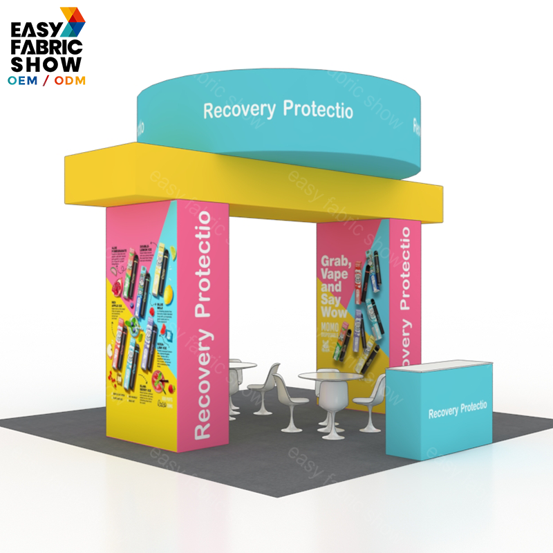 6*6 3D Wallbox booth NO.3 - Easy Fabric Display