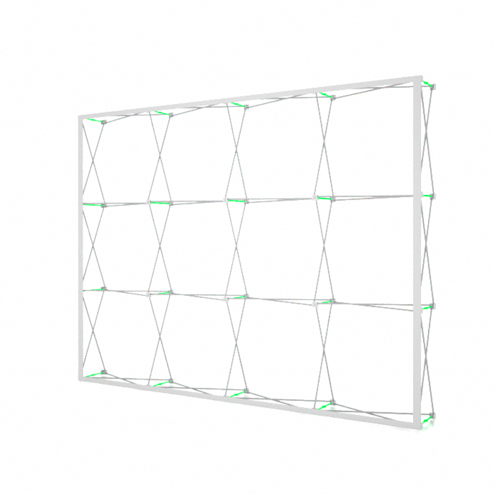 3*6M Velcro Pop Up Booth Straight Backwall