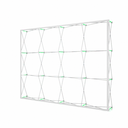 3*6M Velcro Pop Up Booth Straight Backwall
