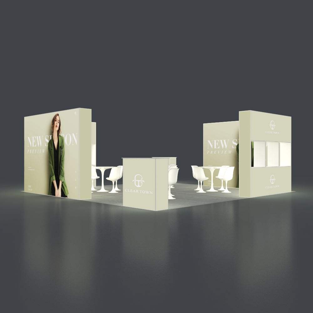 6*6m Backlit Pop-Up Booth NO.2