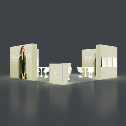 6*6m Backlit Pop-Up Booth NO.2