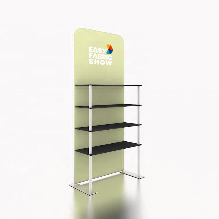 Exhibition Display Rack with Four Shelves