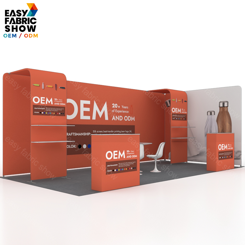 3*6m Aluminum Frame Booth With Arc - shaped NO.2