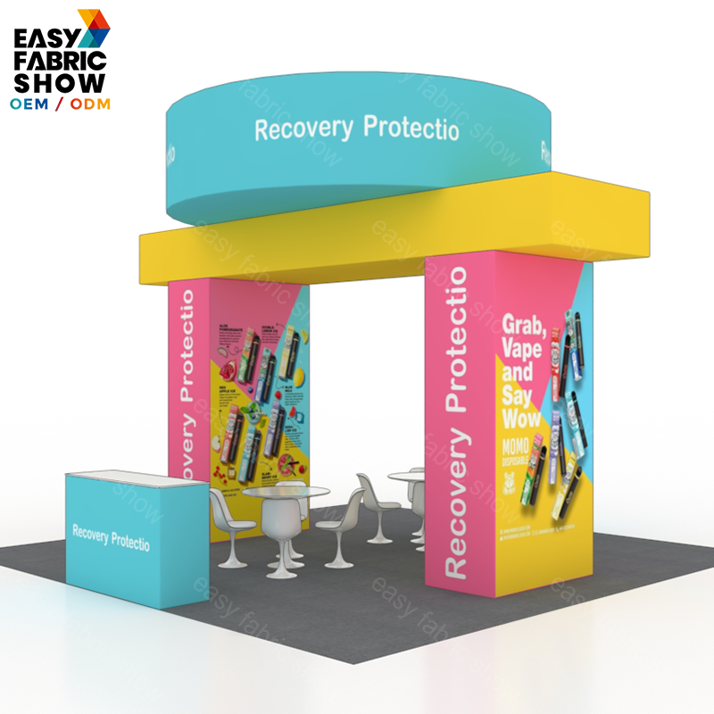 6*6 3D Wallbox booth NO.3 - Easy Fabric Display