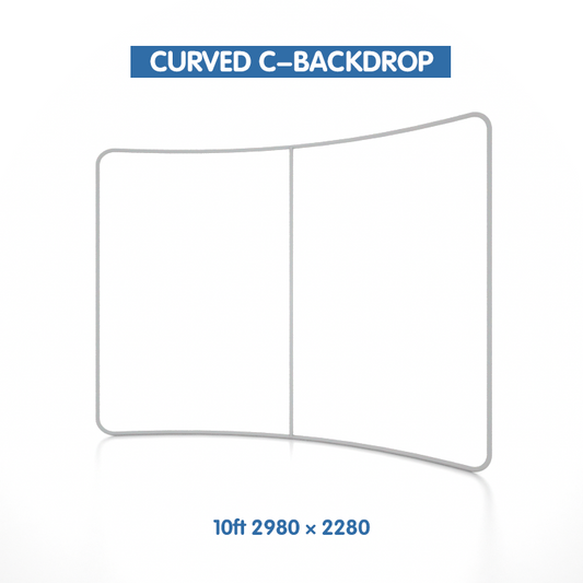 CURVED BACKDROP（With middle pole）