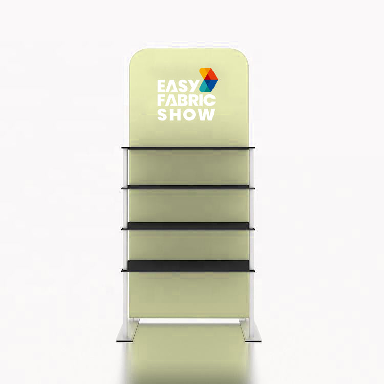 Exhibition Display Rack with Four Shelves