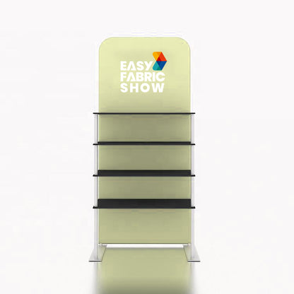 Exhibition Display Rack with Four Shelves