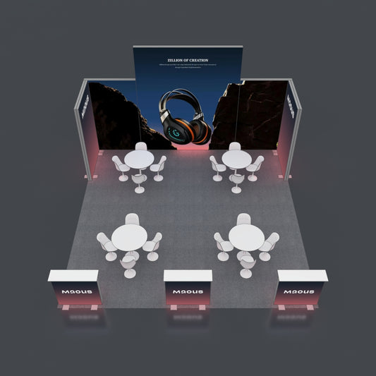 6*6m Lightboxes Booth NO.3