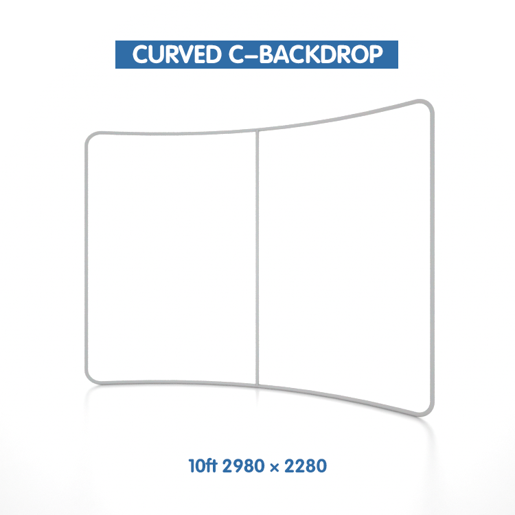 Curved Backdrop & Backdrop Stand