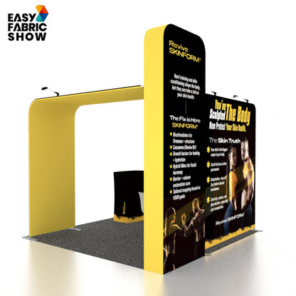 3*3m Aluminum Frame Booth  with lightspot and arch