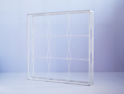 SEG Popup Curved Media Wall with  Clamping Lights