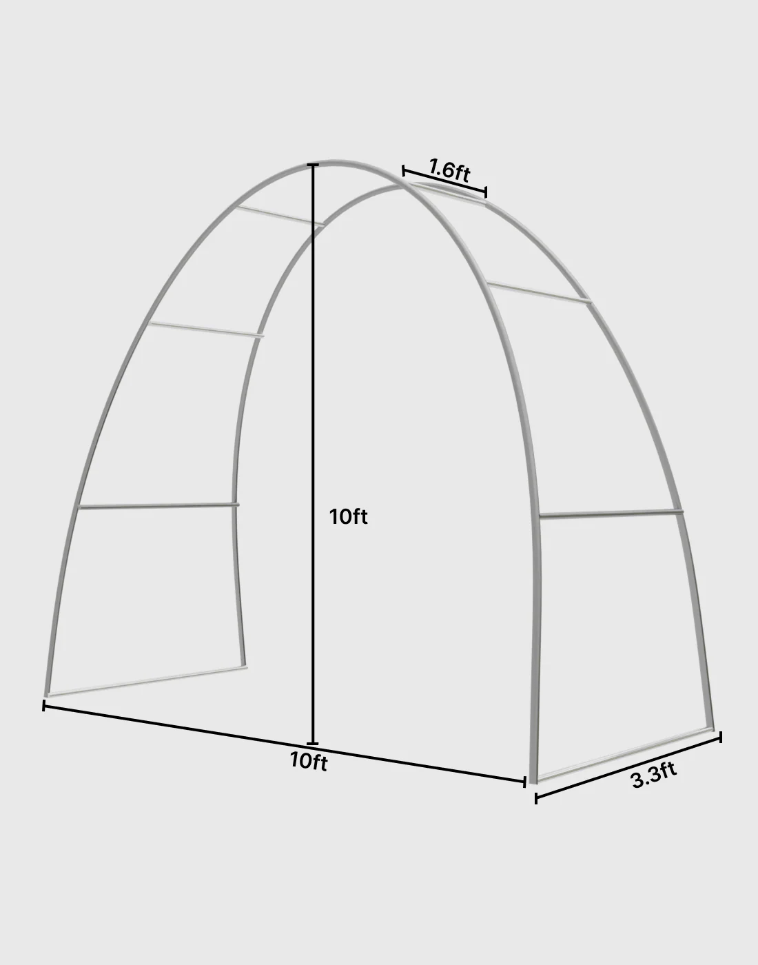 10ft  Curved Tension Fabric Arch Display--Exhibition Entrance