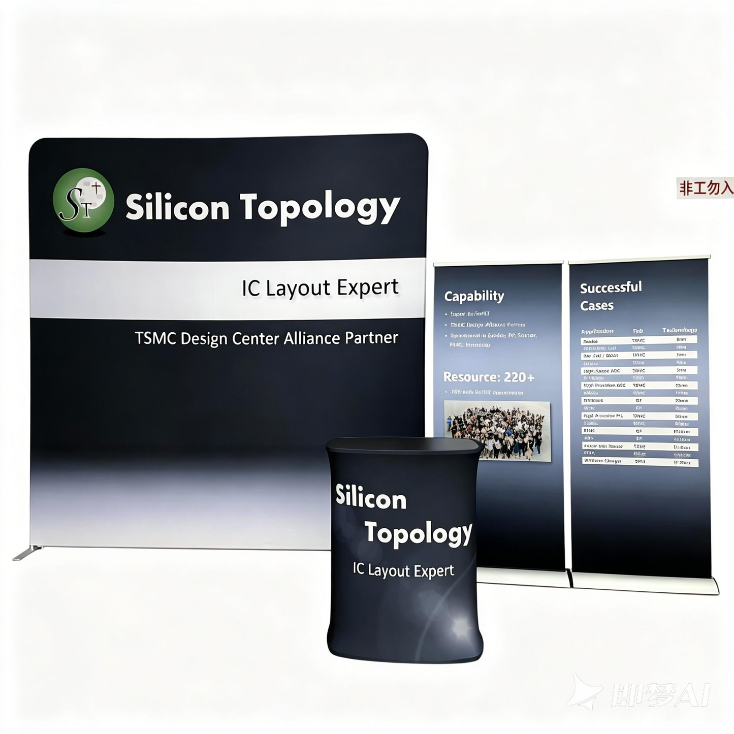 trade show backdrop-Backdrop Stand And Backdrop - Easy Fabric Display